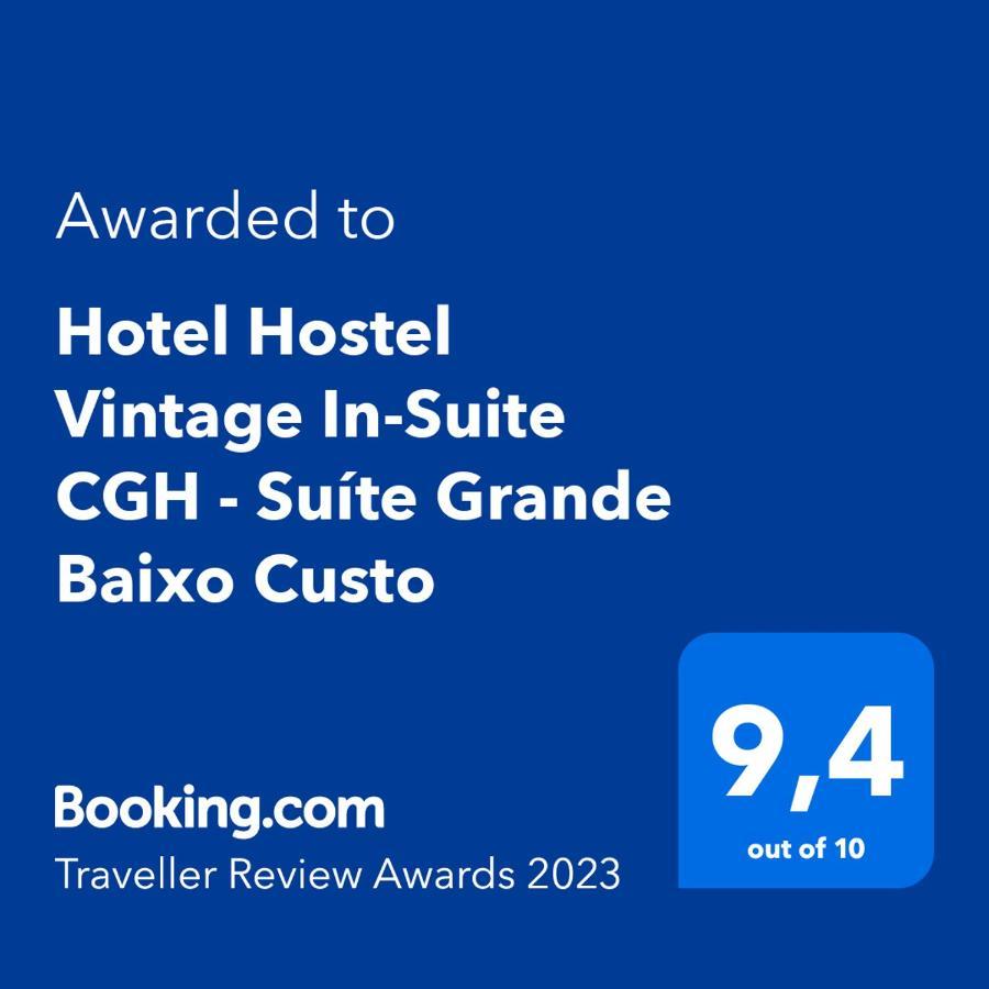 Cama Queen Mega Suite - 10 Min Metro E Aeroporto Cgh São Paulo Kültér fotó